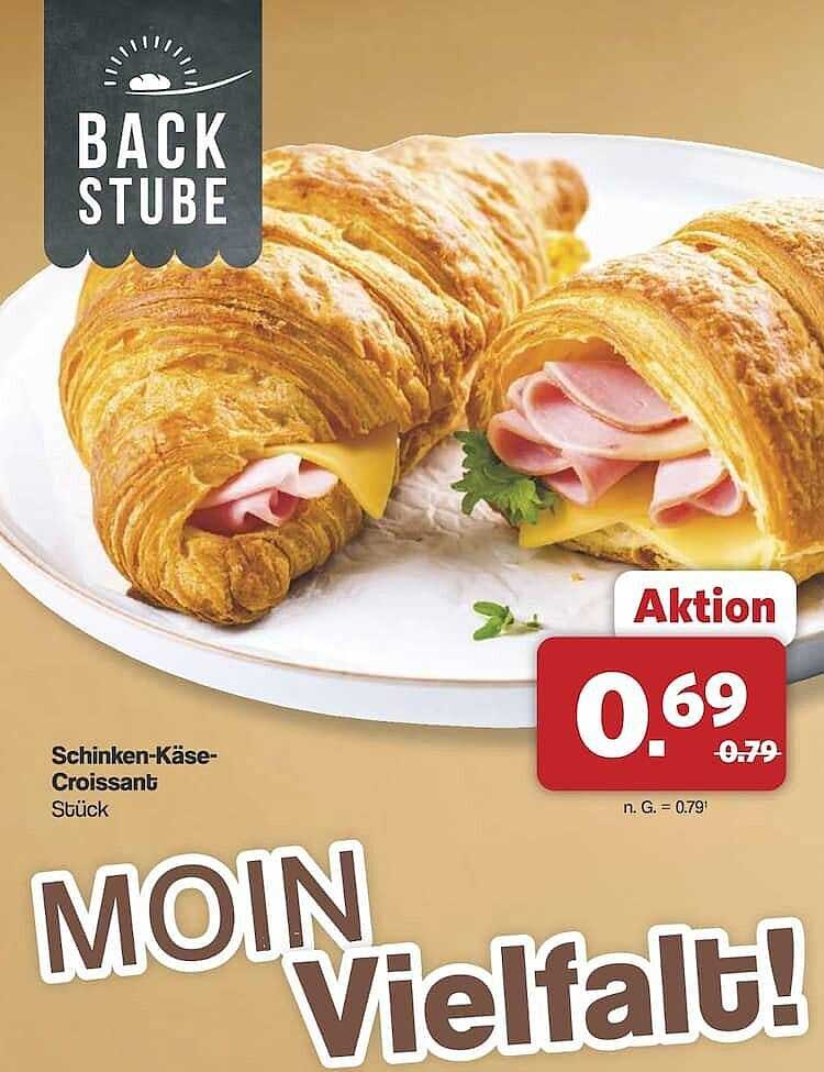 Schinken-Käse-Croissant Stück
