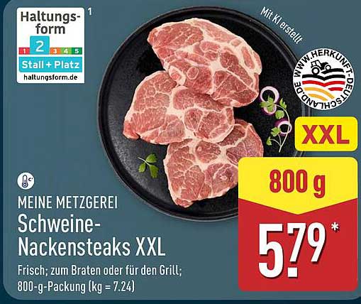 Schweine-Nackensteaks XXL