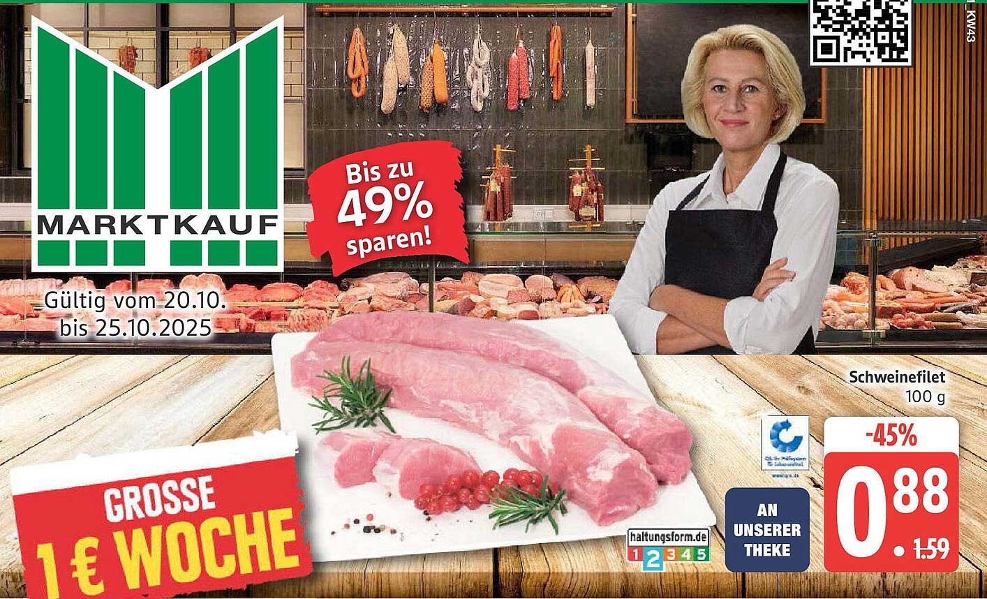 Schweinefilet 100 g - Große 1 € Woche