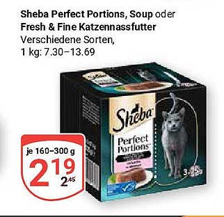 Sheba Perfect Portions, Soup oder Fresh & Fine Katzennassfutter