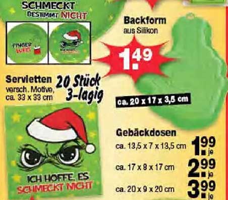 Silikon-Backform und Servietten - Ideal für Ihre Festlichkeiten
