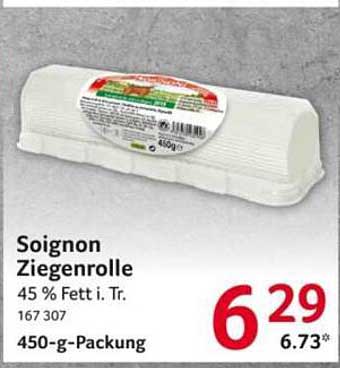 Soignon Ziegenrolle 45 % Fett i. Tr. 450-g-Packung