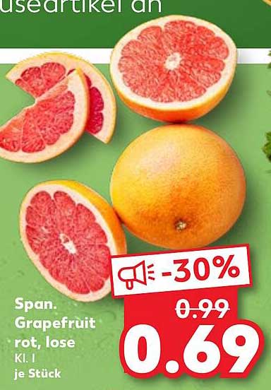 Span. Grapefruit rot, lose Kl. I