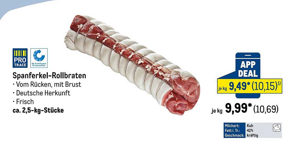 Spanferkel-Rollbraten - Frisch und Saftig