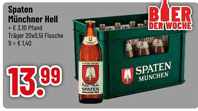 Spaten Münchner Hell - Bier der Woche