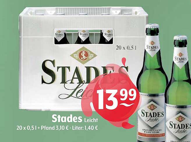 Stades Leicht 20 x 0,5 l - Das Erfrischungsgetränk zum Genießen