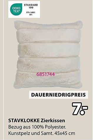 STAVKLOKKE Zierkissen