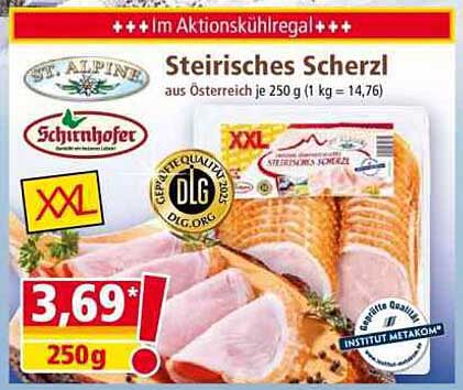 Steirisches Scherzl 250 g - Schinken von St. Alpine
