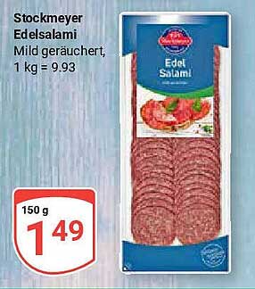 Stockmeyer Edelsalami Mild geräuchert 150 g