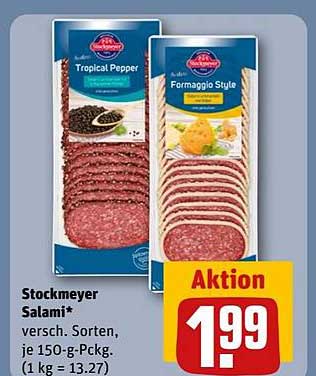 Stockmeyer Salami - Verschiedene Sorten