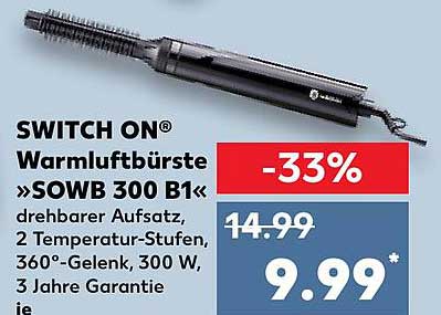 SWITCH ON® Warmluftbürste »SOWB 300 B1«