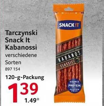 Tarczyński Snack It Kabanossi 120-g-Packung - verschiedene Sorten