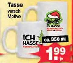 Tasse mit verschiedenen Motiven 350 ml