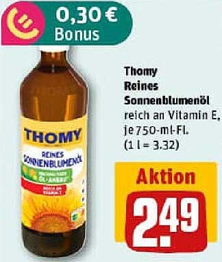 Thomy Reines Sonnenblumenöl 750 ml