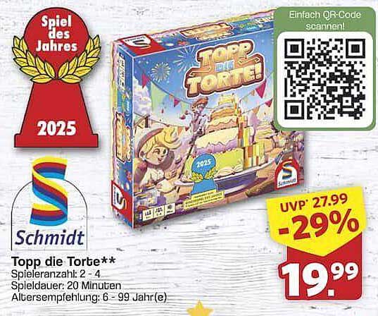 Topp die Torte! - Spiel des Jahres 2025