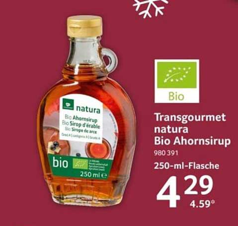 Transgourmet natura Bio Ahornsirup 250 ml