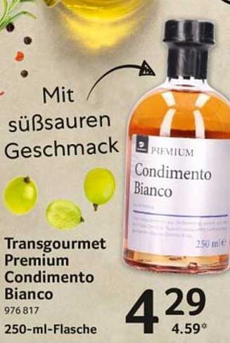 Transgourmet Premium Condimento Bianco 250-ml-Flasche