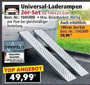 Universal-Laderampen 2er-Set
