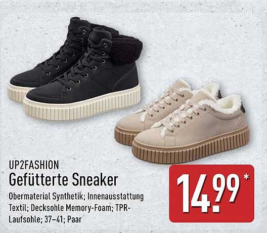 UP2FASHION Gefütterte Sneaker