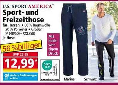 U.S. SPORT AMERICA Sport- und Freizeitjeans für Herren