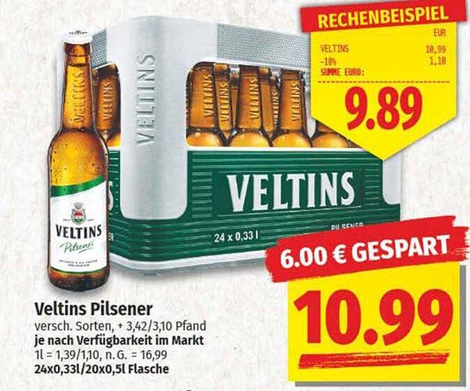 Veltins Pilsener 24 x 0,33 l - Tolles Angebot!