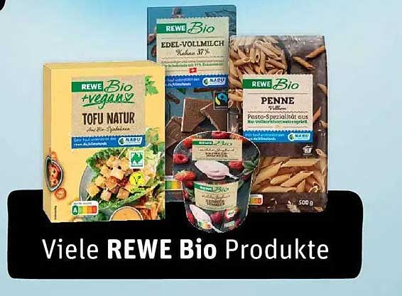 Viele REWE Bio Produkte