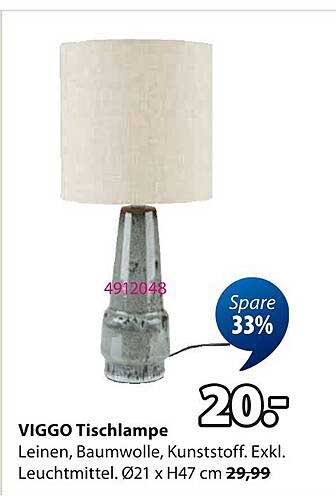 VIGGO Tischlampe - Ein stilvolles Licht für Ihr Zuhause
