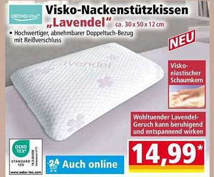 Visko-Nackenstützkissen "Lavendel"