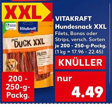 VITAKRAFT Hundesnack XXL - Filets oder Strips, verschiedene Sorten
