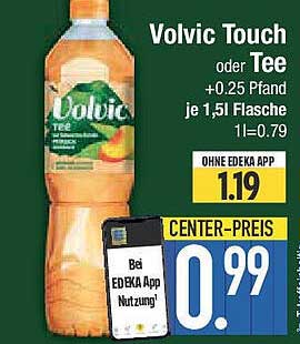 Volvic Touch oder Tee 1,5l Flasche