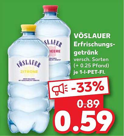 VÖSLUER Erfrischungsgetränk verschiedene Sorten