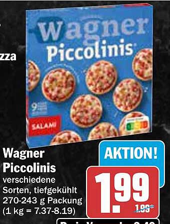 Wagner Piccolinis - verschiedene Sorten, tiefgekühlt