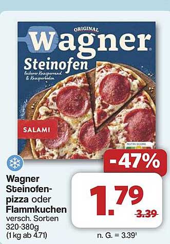 Wagner Steinofen-Pizza oder Flammkuchen - 47% Rabatt!