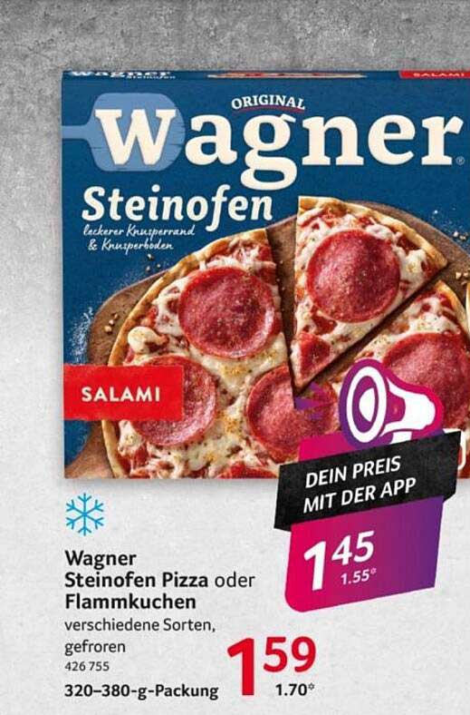 Wagner Steinofen Pizza oder Flammkuchen, verschiedene Sorten, gefroren