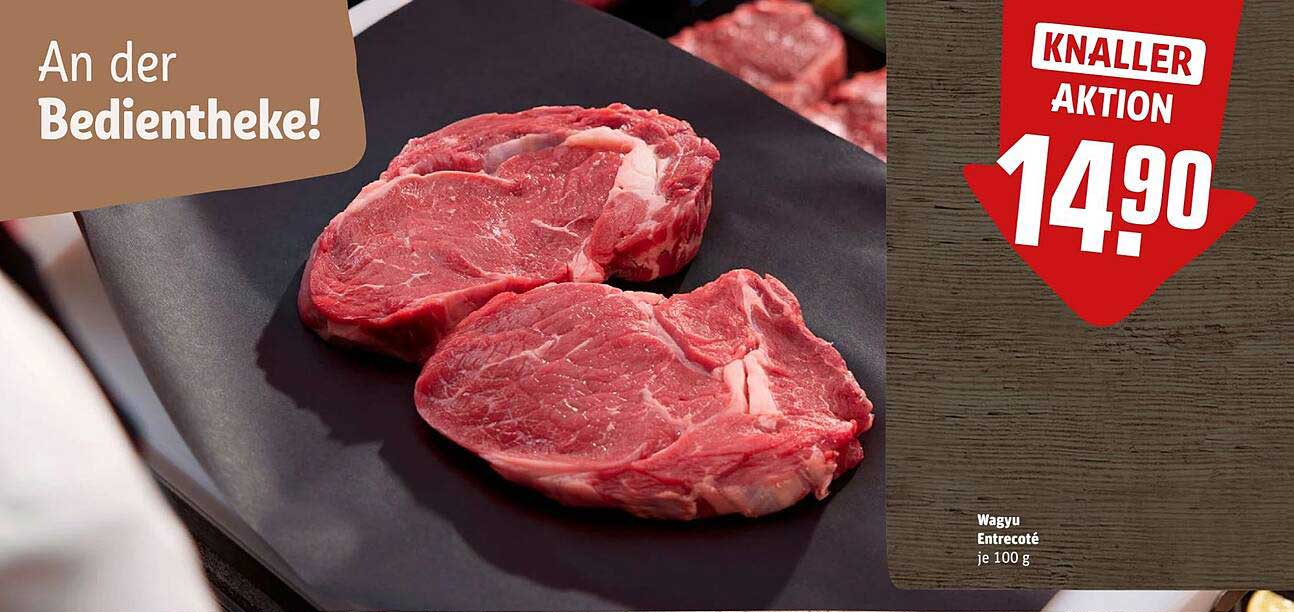 Wagyu Entrecôte - ein ganz besonderes Geschmackserlebnis!