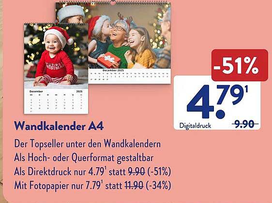 Wandkalender A4