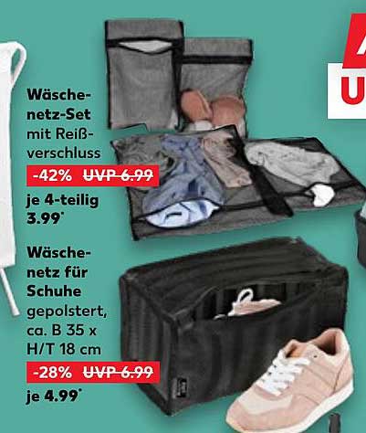 Wäschennetz-Set mit Reißverschluss - 4-teilig