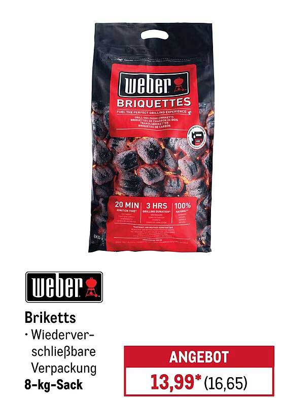 Weber Brikett 8-kg-Sack