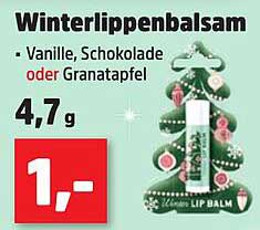 Winterlippenbalsam - Vanille, Schokolade oder Granatapfel