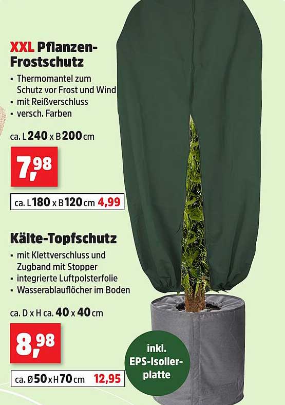 XXL Pflanzen-Frostschutz