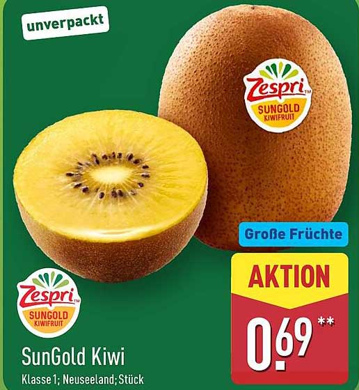 Zespri SunGold Kiwi - Klasse 1, Neuseeland; Stück