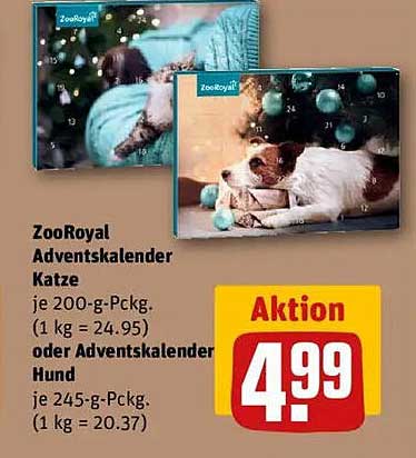 ZooRoyal Adventskalender Katze oder Hund