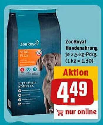 ZooRoyal Hundenahrung 2,5-kg-Packung