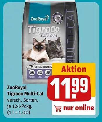 ZooRoyal Tigrooo Multi-Cat 12-l-Paket