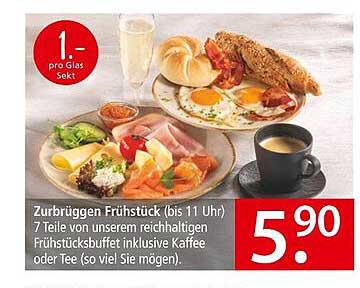 Zurbrüggen Frühstück (bis 11 Uhr) – 7 Teile für nur 5,90 €