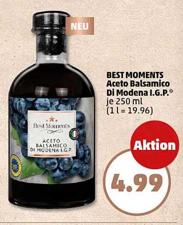 BEST MOMENTS Aceto Balsamico Di Modena I.G.P.