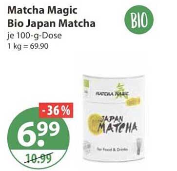 Matcha Magic Bio Japan Matcha je 100-g-Dose