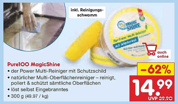 Pure100 Magicshine - Der Power Multi-Reiniger Mit Schutzschild Angebot ...