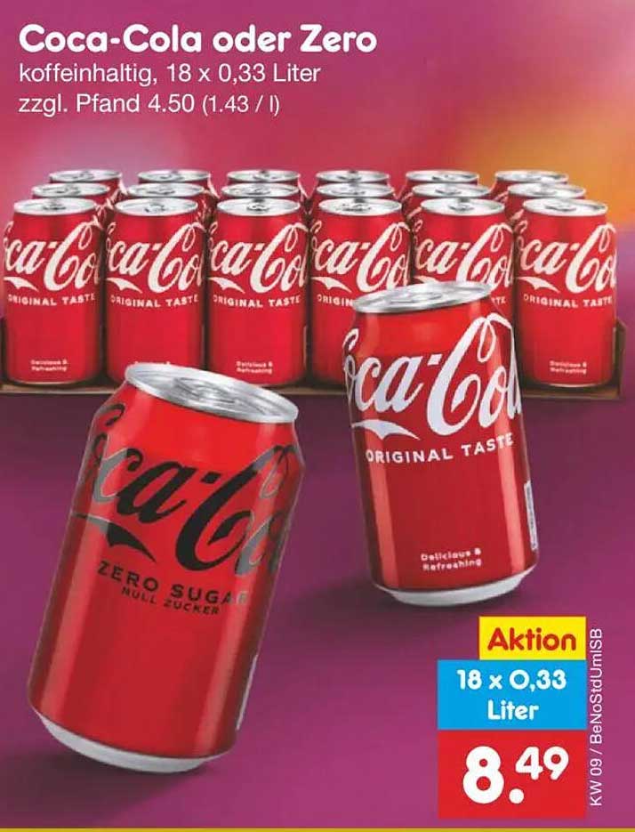 Erstaunlich Coca Cola Angebot Netto Fotos