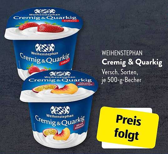 Weihenstephan Cremig &amp; Quarkig Angebot bei Aldi Süd